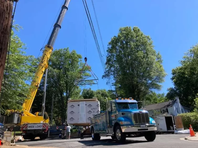 Modular Addition Arlington Pieces Arrive on Crane