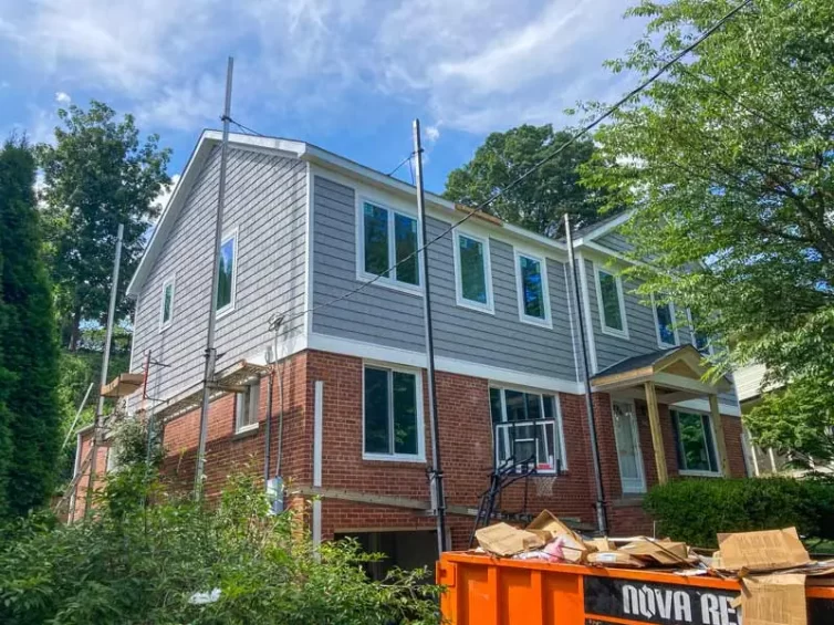 Modular Addition Siding Soffit and Fascia Added