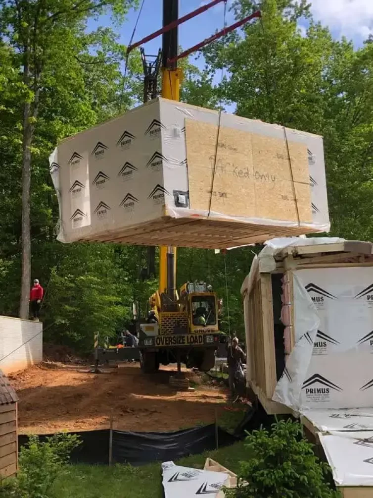 Lake Anna Modular Addition Being Lifted