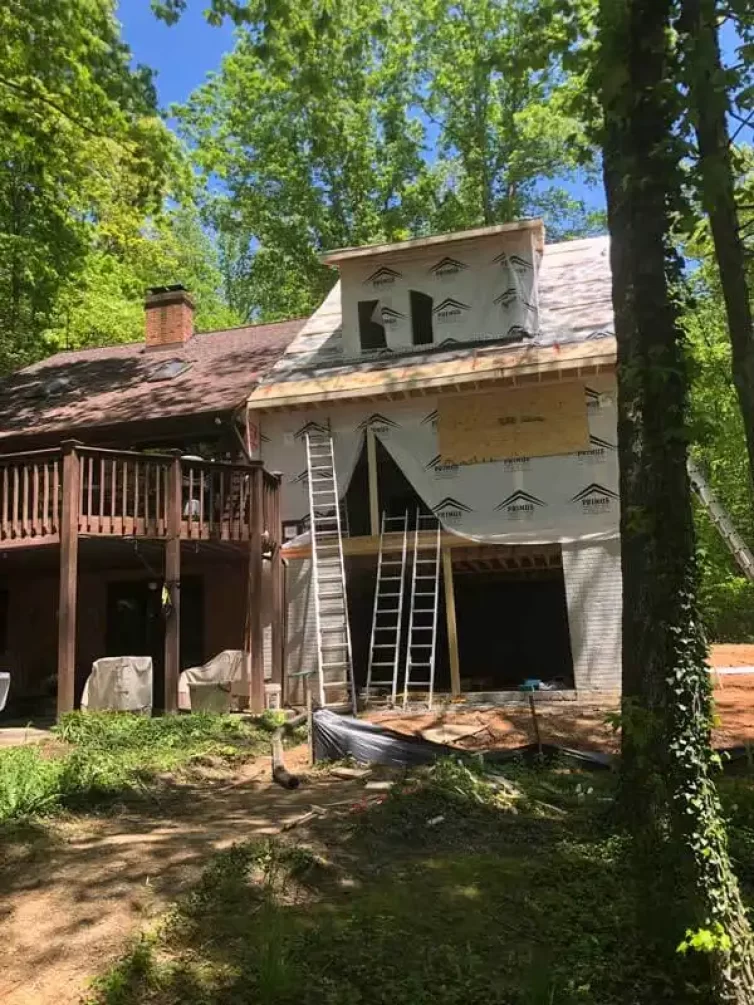 Lake Anna Modular Addition Profile During Construction