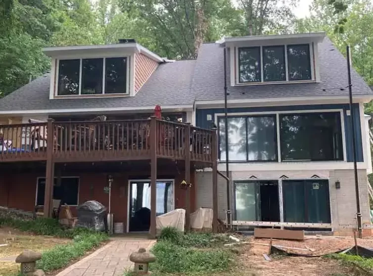 Lake Anna Virginia Modular Home Addition Front Porch