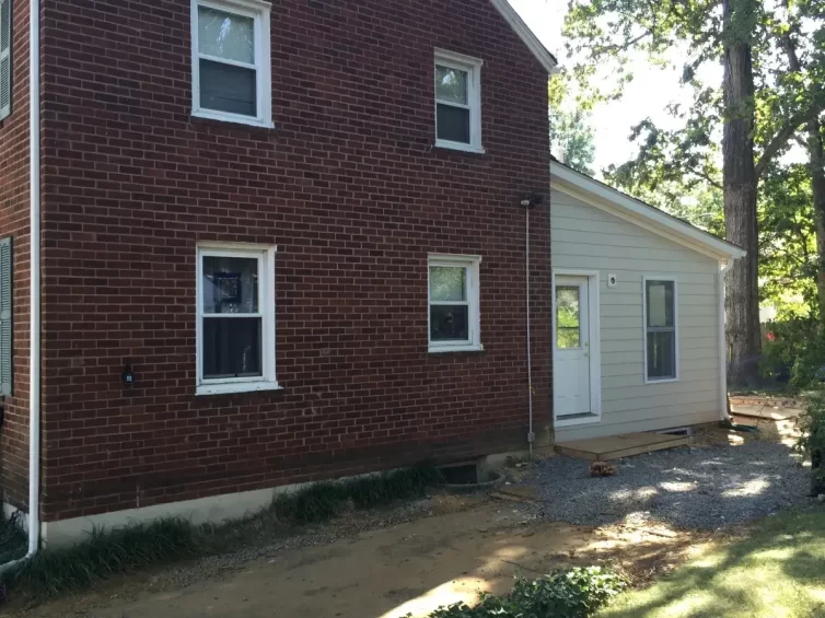 Modular Home Addition View From The Back