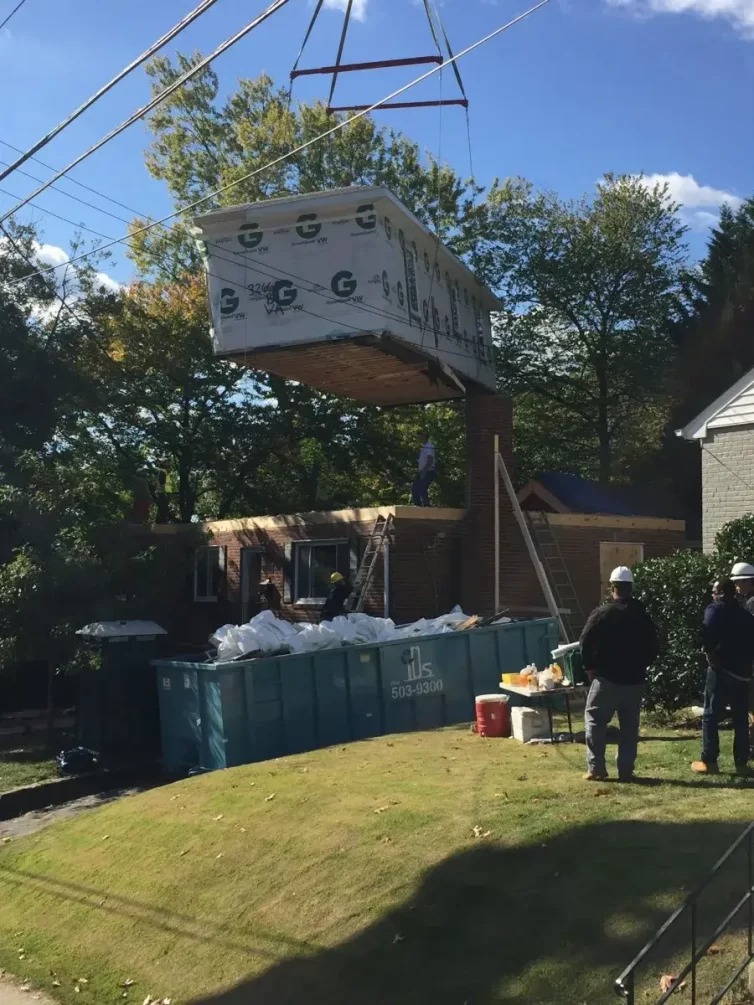 Arlington VA Recent Modular Home Addition on Crane