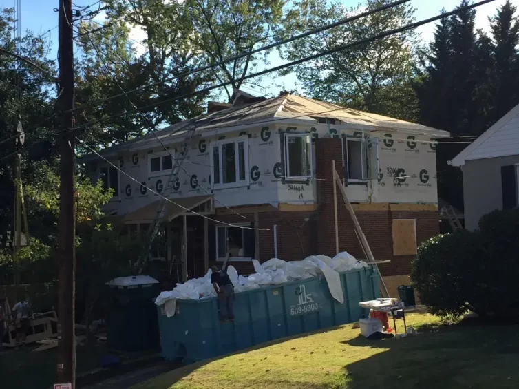 Arlington VA Modular Home Addition Roof