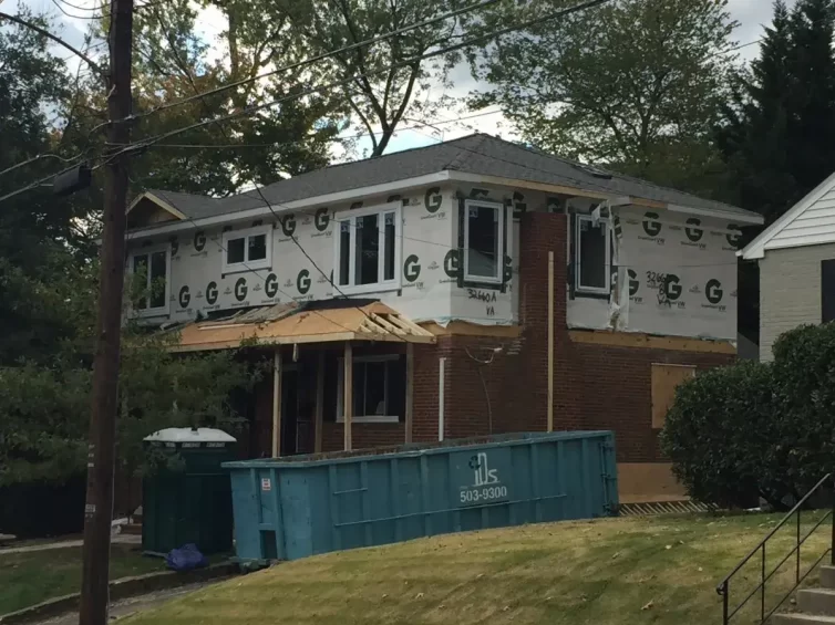 Arlington VA Modular Home Addition Porch