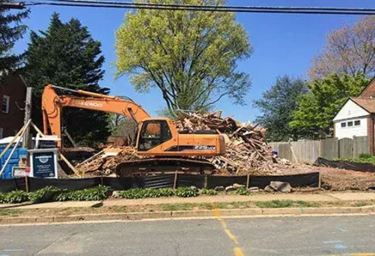 Arlington VA Modular Home Site Prep