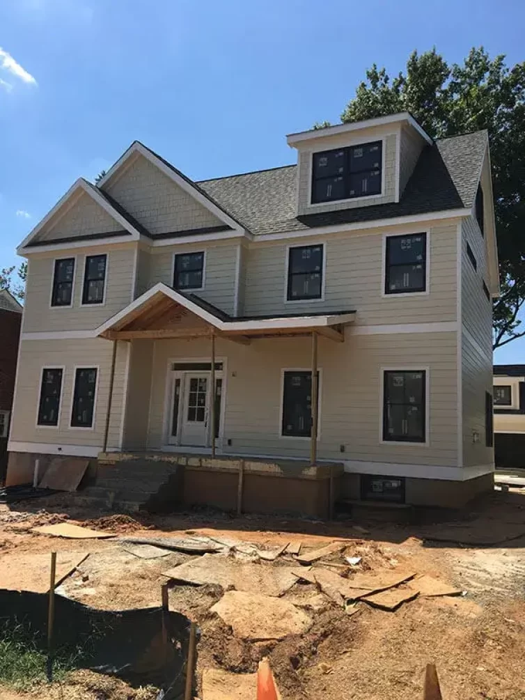 Arlington VA Modular Home with Siding, Soffit, and Fascia