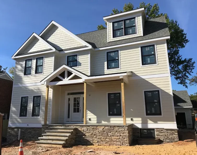 Arlington Home Construction Facade