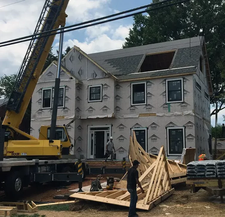 Arlington VA New Modular Home Roof Shingles