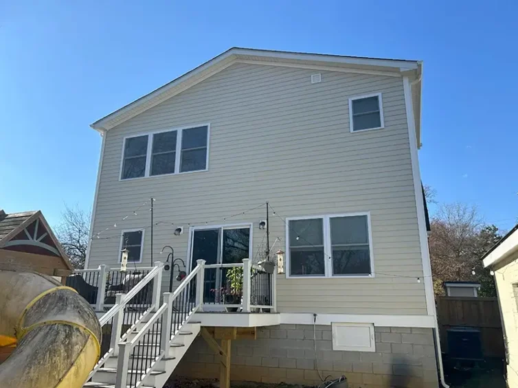 Falls Church Modular Addition Back Porch Finished