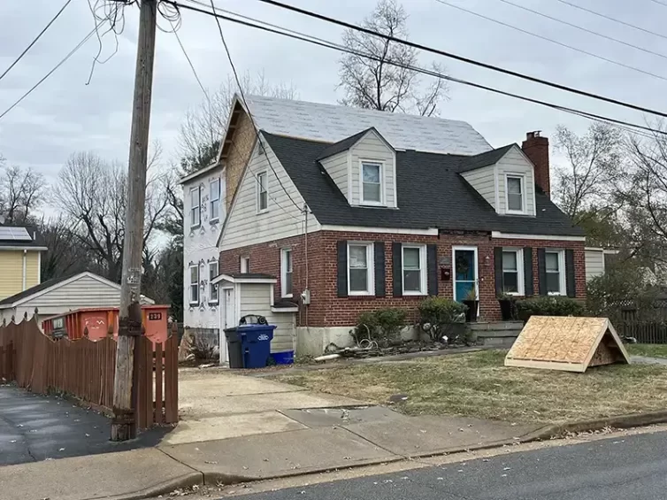 Falls Church Modular Home Addition Front with Addition