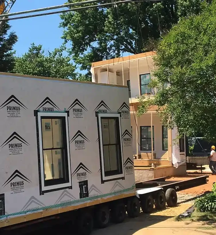 Arlington VA Modular Home In Pieces