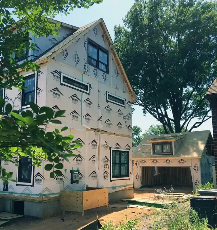 New Modular Home Just before adding sidintg, soffit, and fascia