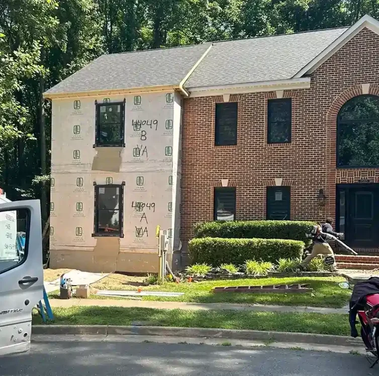 Herndon The Boxwood Modular Addition During Construction