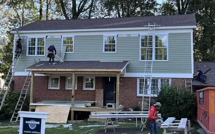 Modular Addition siding and roofing